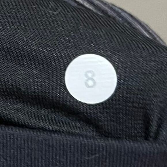 Lululemon Wunder Under Leggings Striped Coco Pique Gray Athleisure Size 8 - Picture 6 of 7